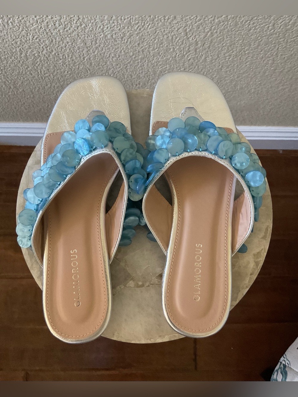 ASOS Shell Sandals NWOT
